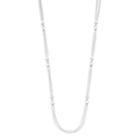 Napier Long Multi Strand Necklace, Women's, Silver