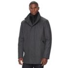 Men's Andrew Marc Wool-blend Car Coat, Size: Small, Dark Grey