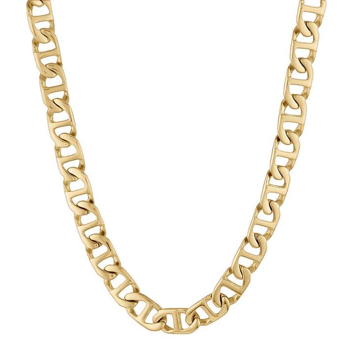Lynx Yellow Ion-plated Stainless Steel Mariner Chain Necklace - 22-in, Men's, Size: 22