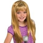 Kids Rock Superstar Costume Wig, Girl's, Brown