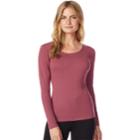 Women's Heat Keep Scoopneck Long Sleeve Top, Size: X Large 4, Lt Purple