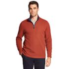 Men's Izod Classic-fit Fleece Quarter-zip Pullover, Size: Xxl, Red