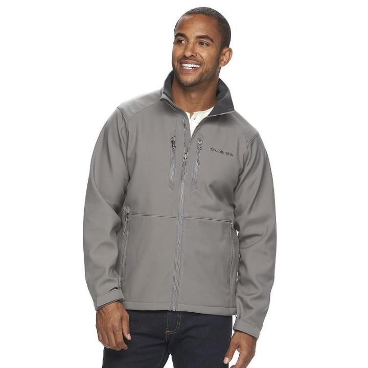 Men's Columbia Get A Grip Thermal Coil Softshell Jacket, Size: Xxl, Oxford