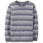 Boys 4-12 Carter's Striped Top, Size: 8, Gray Stripe