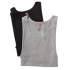 Big & Tall Hanes Classics 2-pk. A-shirts, Men's, Size: 5xl, Grey Other