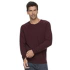 Men's Marc Anthony Slim-fit Soft-touch Modal Crewneck Sweater, Size: Medium, Dark Red