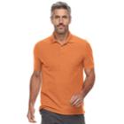 Men's Croft & Barrow&reg; Tailored-fit Polo, Size: Large, Med Orange