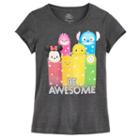 Disney's Tsum Tsum Be Awesome Girls 7-16 Graphic Tee, Size: Medium, Grey Other