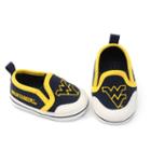 West Virginia Mountaineers Crib Shoes - Baby, Infant Unisex, Size: 9-12months, Blue