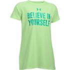 Girls 7-16 Under Armour Believe In Yourself Short Sleeve Tee, Girl's, Size: Xl, White Oth