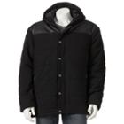 Men's Excelled Channel Quilted Jacket, Size: Large, Black