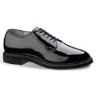 Bates Lites High Gloss Men's Oxford Work Shoes, Size: 10.5 N, Black