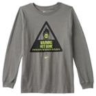 Boys 8-20 Nike Warning: Hot Game Tee, Boy's, Size: Large, Grey Other