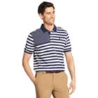 Men's Izod Advantage Sportflex Classic-fit Stars & Stripes Performance Polo, Size: Medium, Dark Blue