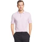 Men's Van Heusen Flex Stretch Striped Jacquard Polo, Size: Large, Med Pink