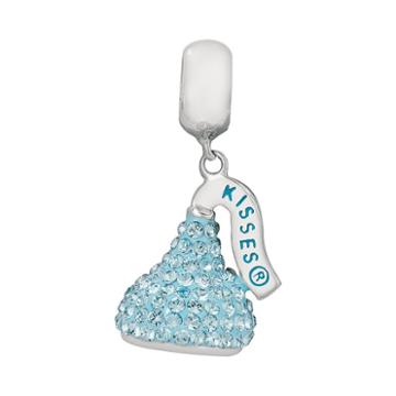 Sterling Silver Crystal Hershey's Kiss Charm - Made With Swarovski Crystals, Women's, Blue