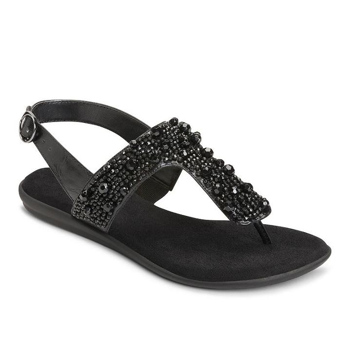 A2 By Aerosoles Glee Chlub Women's Slingback Sandals, Size: Medium (6), Black