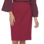 Women's Apt. 9&reg; Torie Pencil Skirt, Size: 8, Red