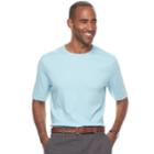 Men's Croft & Barrow&reg; Classic-fit Solid Performance Crewneck Tee, Size: Xl, Blue (navy)