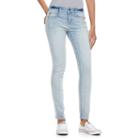 Juniors' Mudd&reg; Flx Stretch Heavy Stitch Denim Skinny Jeans, Girl's, Size: 11, Blue Other