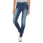 Juniors' Mudd&reg; Flx Stretch Heavy Stitch Denim Skinny Jeans, Girl's, Size: 9, Blue Other