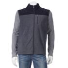 Men's Croft & Barrow&reg; Arctic Fleece Vest, Size: Large, Dark Grey