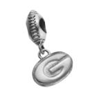 Dayna U Sterling Silver Georgia Bulldogs Team Logo Football Charm, Women's, Grey