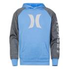 Boys 8-20 Hurley Solar Icon Pull-over Hoodie, Size: Large, Light Blue
