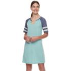 Juniors' So&reg; Varsity Striped Dress, Size: Xl, Med Blue
