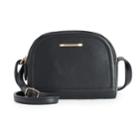 Apt. 9&reg; Jamie Dome Crossbody Bag, Women's, Black