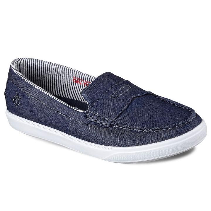 Skechers Govulc 2 Blue Print Women's Loafers, Size: 11, White Oth