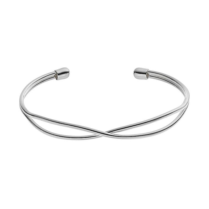 Lc Lauren Conrad Silver X Cuff Bracelet, Women's