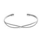 Lc Lauren Conrad Silver X Cuff Bracelet, Women's