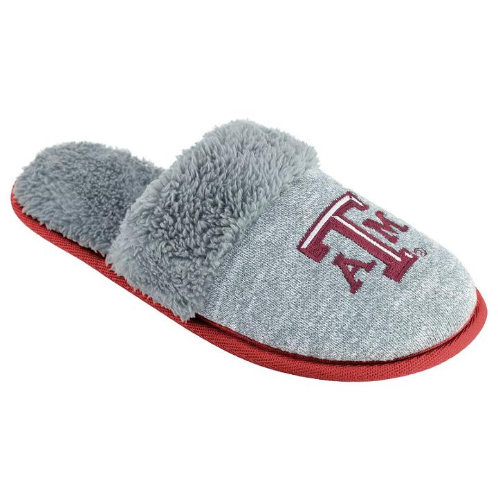 Women's Texas A & M Aggies Sherpa-lined Clog Slippers, Size: Small, Grey