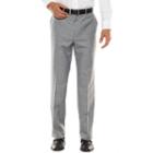 Men's Apt. 9&reg; Modern-fit Stretch Sharkskin Dress Pants, Size: 34x32, Med Grey