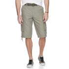 Men's Unionbay Solid Cargo Shorts, Size: 40, Grey Other