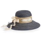 Women's Betmar Jasmine Straw Sun Hat, Blue (navy)