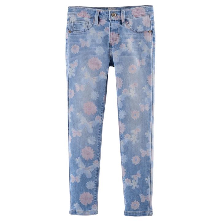 Girls 4-12 Sonoma Goods For Life&trade; Printed Jeggings, Size: 5, Blue Other
