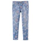 Girls 4-12 Sonoma Goods For Life&trade; Printed Jeggings, Size: 5, Blue Other