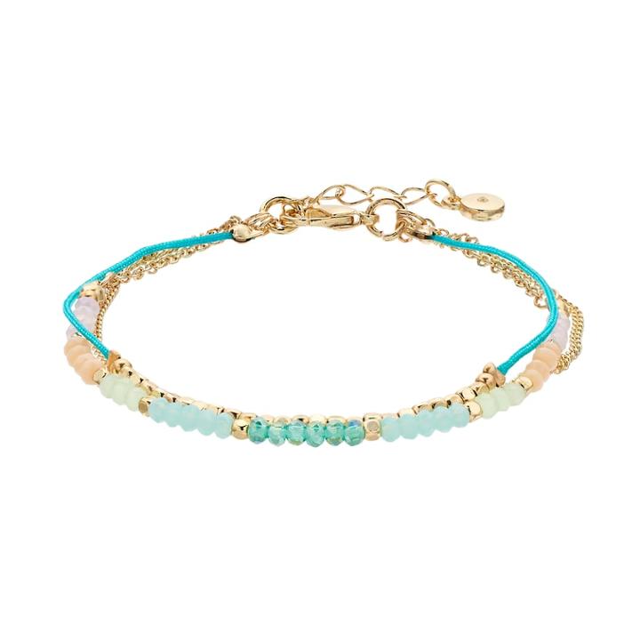 Lc Lauren Conrad Beaded Multi Strand Bracelet, Women's, Multicolor