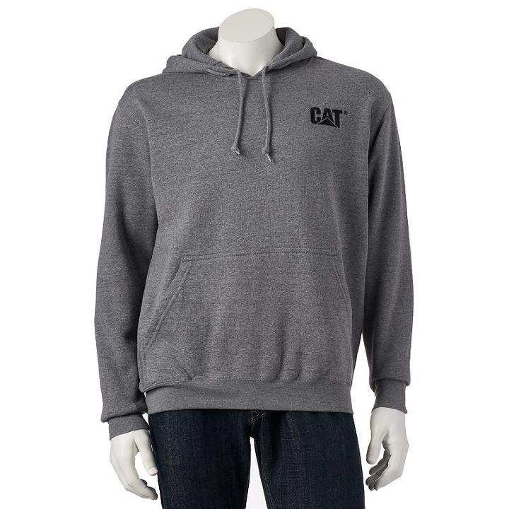 Men's Caterpillar Thermal Hoodie, Size: Xxl, Dark Grey