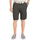 Big & Tall Izod Saltwater Classic-fit Solid Flat-front Chino Shorts, Men's, Size: 54, Dark Grey