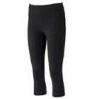 Women's Fila Sport&reg; Slim Straight Yoga Capris, Size: Medium, Black