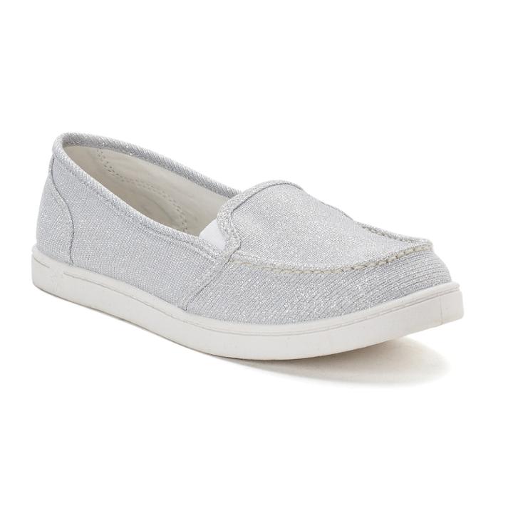 So&reg; Swordfish Women's Boat Shoes, Size: Medium (10), Silver