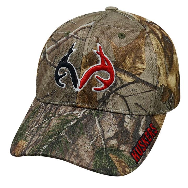 Adult Top Of The World Nebraska Cornhuskers Realtree One-fit Cap, Men's, Green Oth