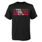 Boys 4-18 Wisconsin Badgers Fast Track Tee, Size: 16-18, Black