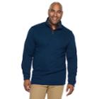 Big & Tall Izod Quarter-zip Fleece, Men's, Size: Xl Tall, Brt Blue