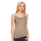 Women's Apt. 9&reg; Essential Seamless Camisole, Size: S/m, Brown
