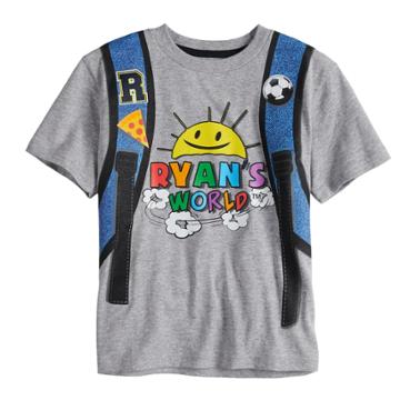 Boys 4-7 Ryan's World Graphic Tee, Size: L 7, Grey