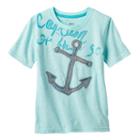 Boys 4-7x Sonoma Goods For Life&trade; Space-dyed Embroidered Graphic Tee, Boy's, Size: 5, Med Blue